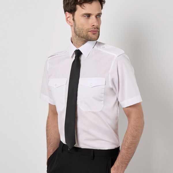 Pilot shirt short-sleeved (tailored fit) Thumbnail